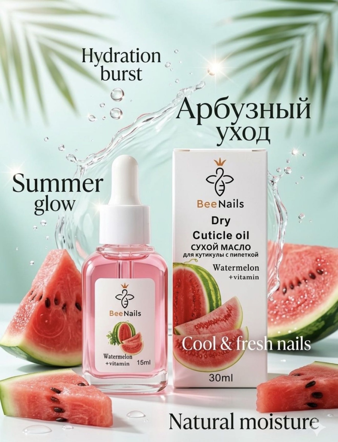 BeeNails масло Watermelon 30 мл