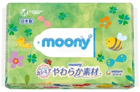 Детские влажные салфетки Moony 741512500 76 шт