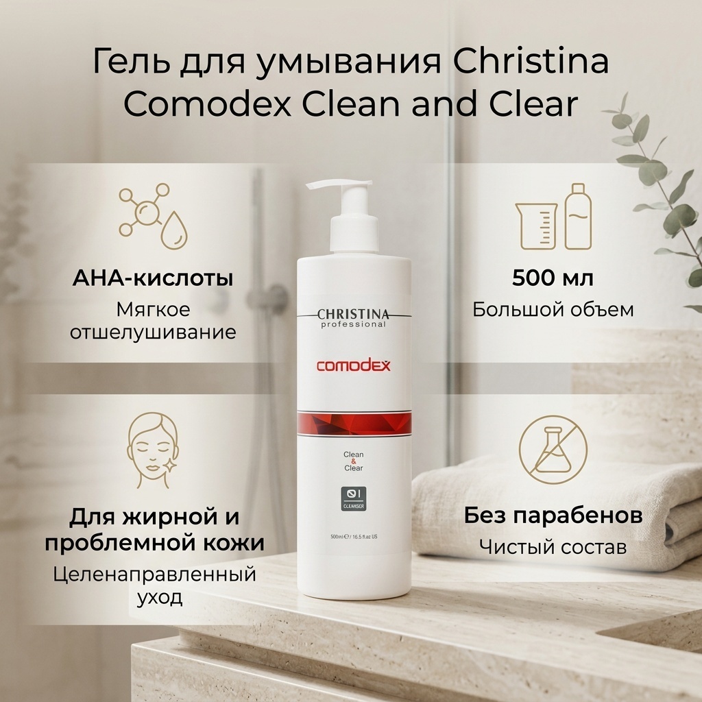 Christina Comodex Clean and Clear гель 500 мл