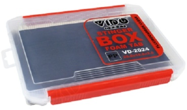 Коробка для приманок VIDO Craft Коробка для приманок Vido Craft VD-2024 Stinger Box Foam Tab оранжевый, прозрачный