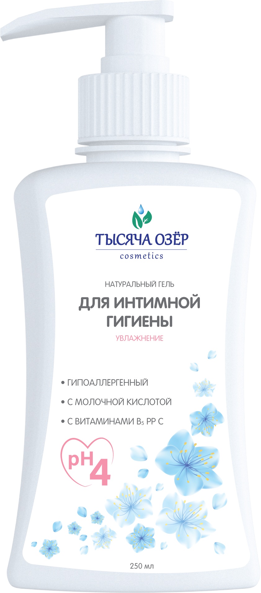 ТЫСЯЧА ОЗЕР Гель для интимной гигиены с экстрактом ромашки 250 мл гель для интимной гигиены 250 мл