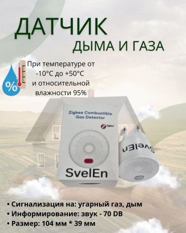 Датчик газа 009, экосистема: Tuya Smart