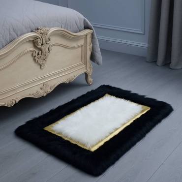 Декоративный коврик 60x90 см, длинный ворс, Турция