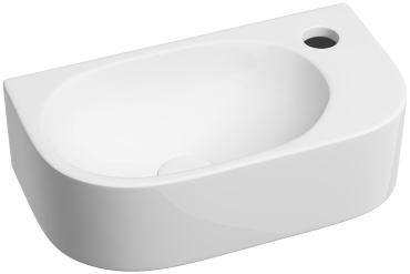 Раковина Ceramicanova Element подвесная прямоугольная 40.90х22.40 см, санфарфор