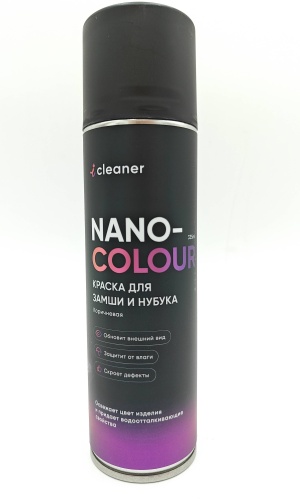 ICleaner краска коричневый, NANO-COLOUR Краска для замши и нубука