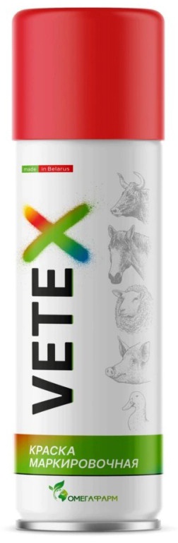 VETEX спрей для маркировки животных красный