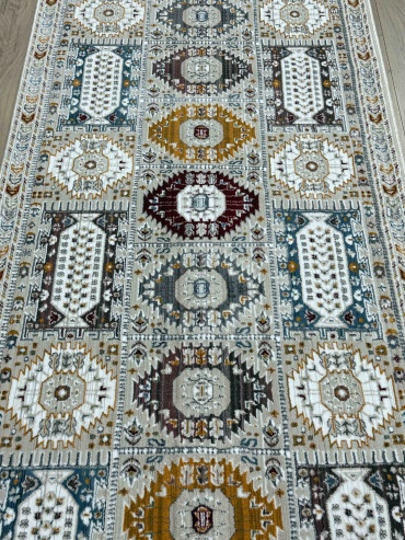 Ковровая дорожка Yusuf Hali короткий ворс, бамбуковый шелк, 100 см x 3 м