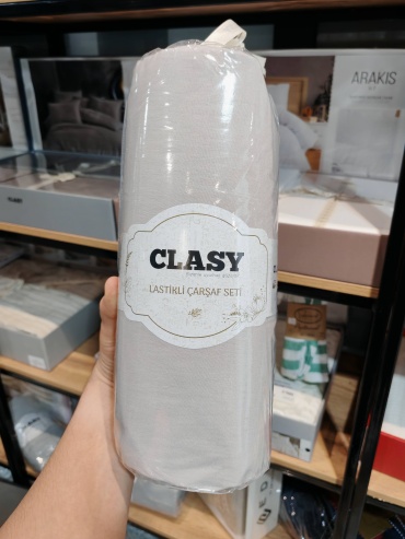 Комплект CLASY Простыня с 2 наволочками евро макси хлопок, ранфорс, 2 наволочки: 50x70 см