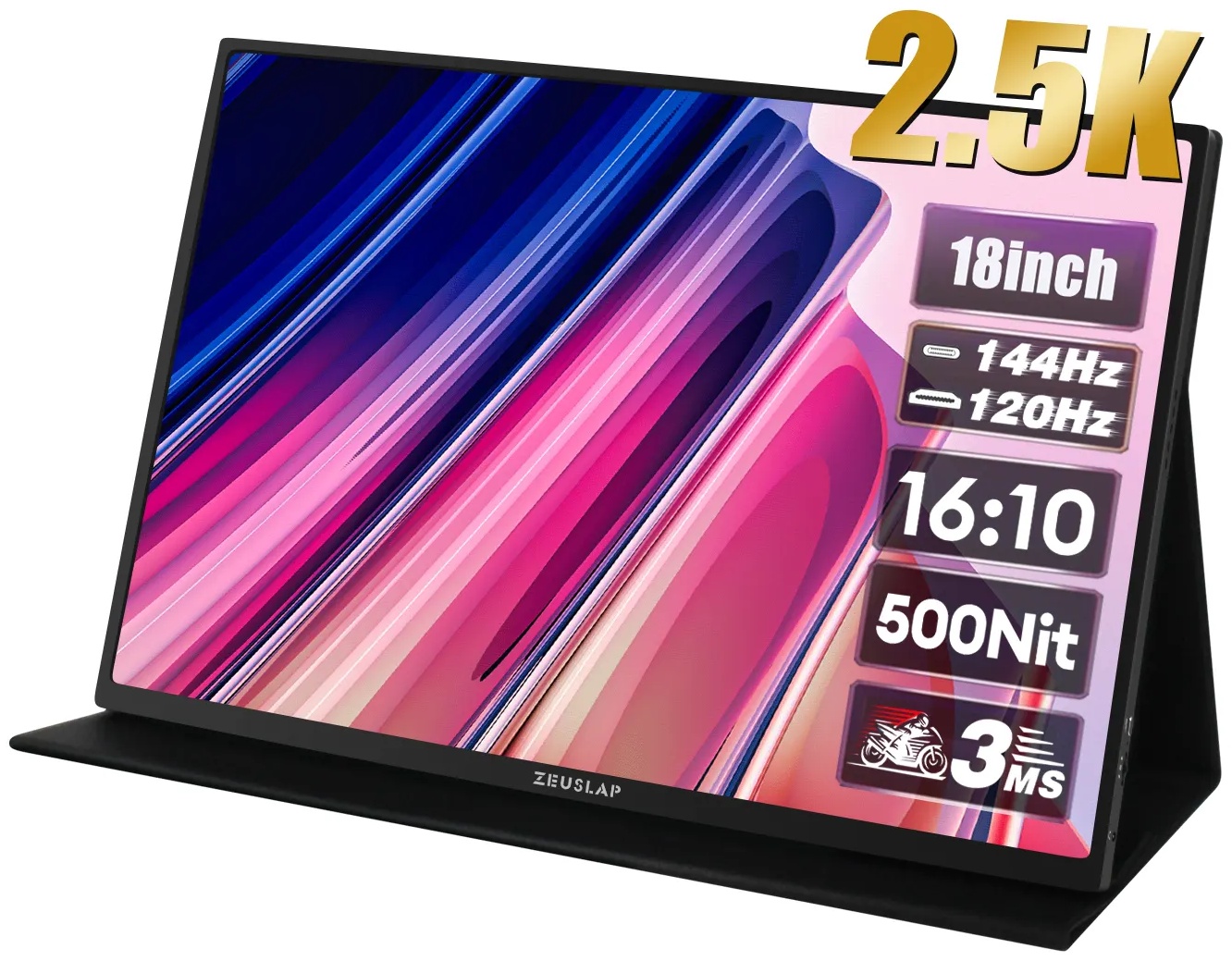 Монитор 18" ZEUSLAP Z18K черный