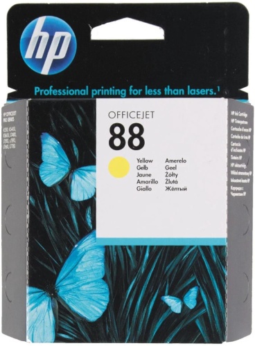 HP 88 C9388AE желтый (yellow)