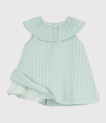 Повседневное платье Petit Bateau бирюзовый