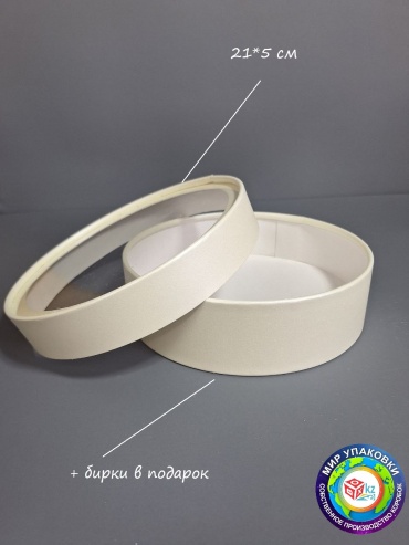 Коробка Fortress box 1 шт, 21х21х5 см