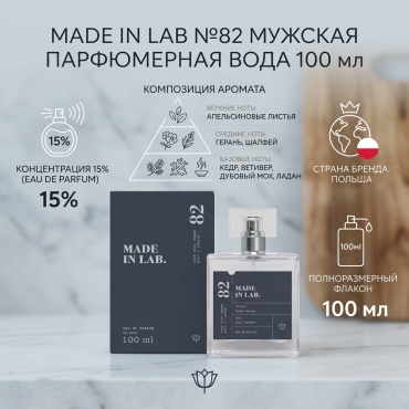 MADE IN LAB аналог Chanel Egoiste Platinum парфюмерная вода EDP 100 мл, для мужчин