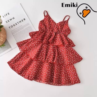 Сарафан Emiki красный, бордовый