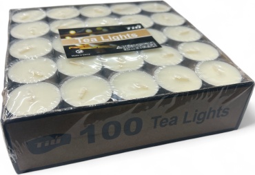Декоративная свеча Tiu tea lights 1.35 см, 100 шт