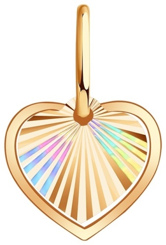 Подвеска Miras Gold Т100636395 вес 0.36 г золото, без вставок