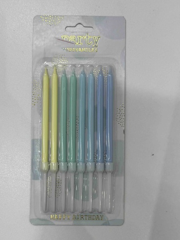 Свеча Party candles цилиндр, 8 шт