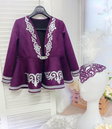 Национальный костюм TMH_TREND.KZ фиолетовый