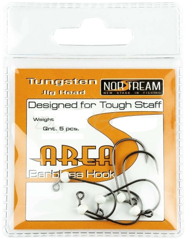 Джиг-Головка NORSTREAM Trout Jig Head 0,44 г цв. glow white (5 шт.)