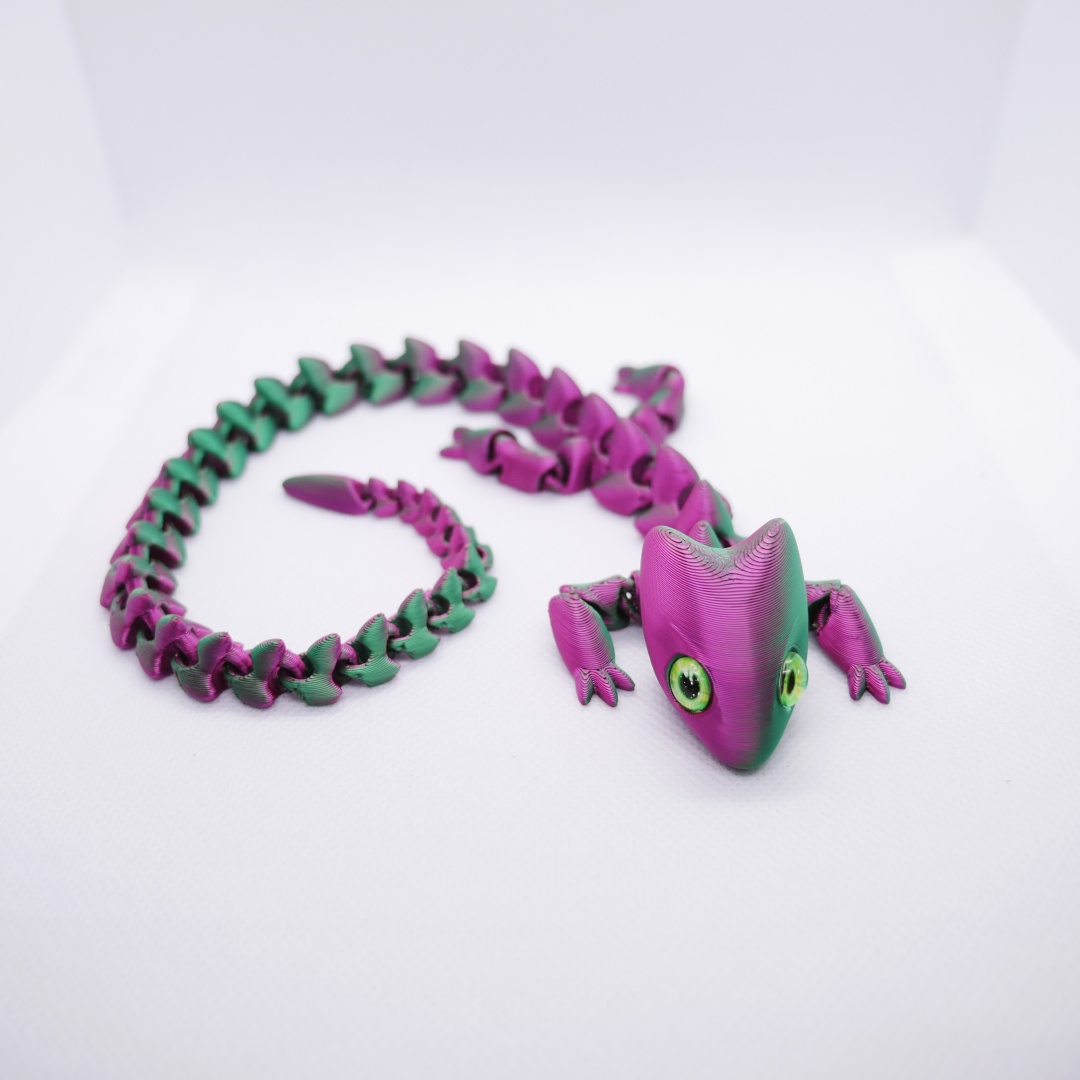 Подвижная игрушка Дракончик Геккон 513973595 мультиколор