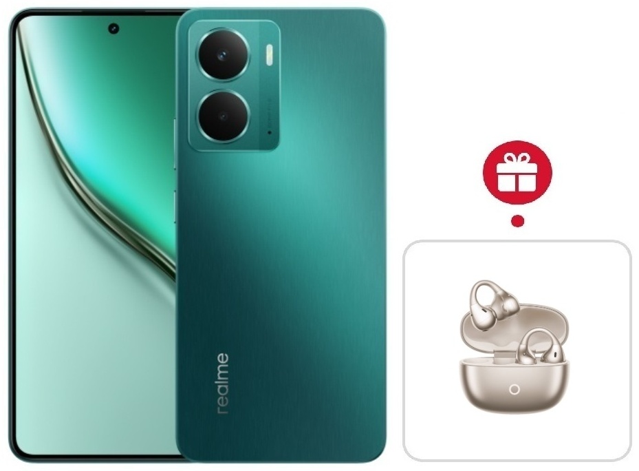 Смартфон Realme P3 5G 8 ГБ/256 ГБ зеленый + подарок