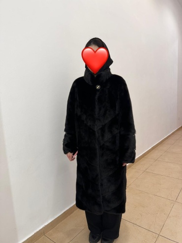 Шуба черный