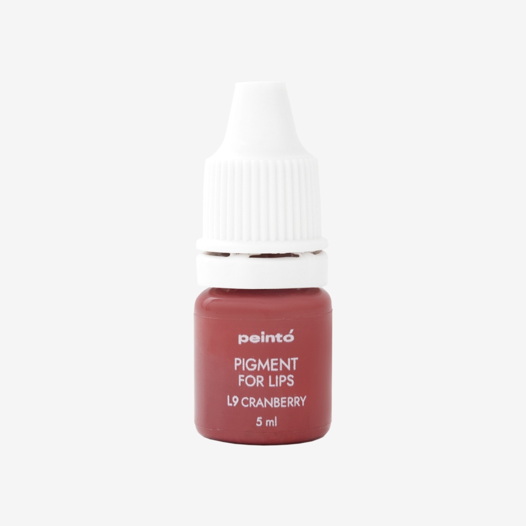 Peinto для губ L9 Cranberry пигмент глубокий клюквенно-красный 5 мл