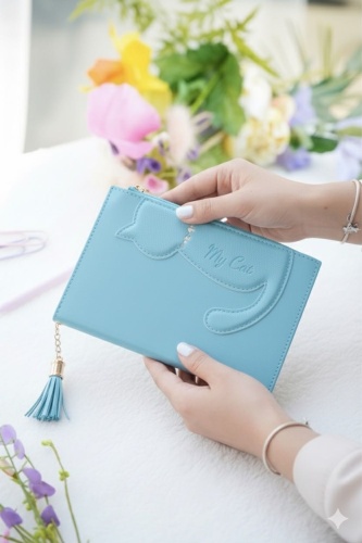 Блокнот Victoria's Journals Котик, A5, 160 л, голубой