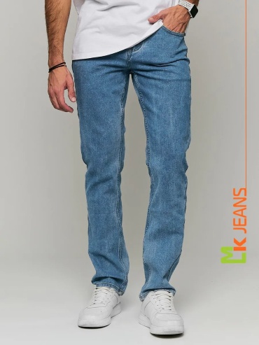 Джинсы прямые MkJeans синий