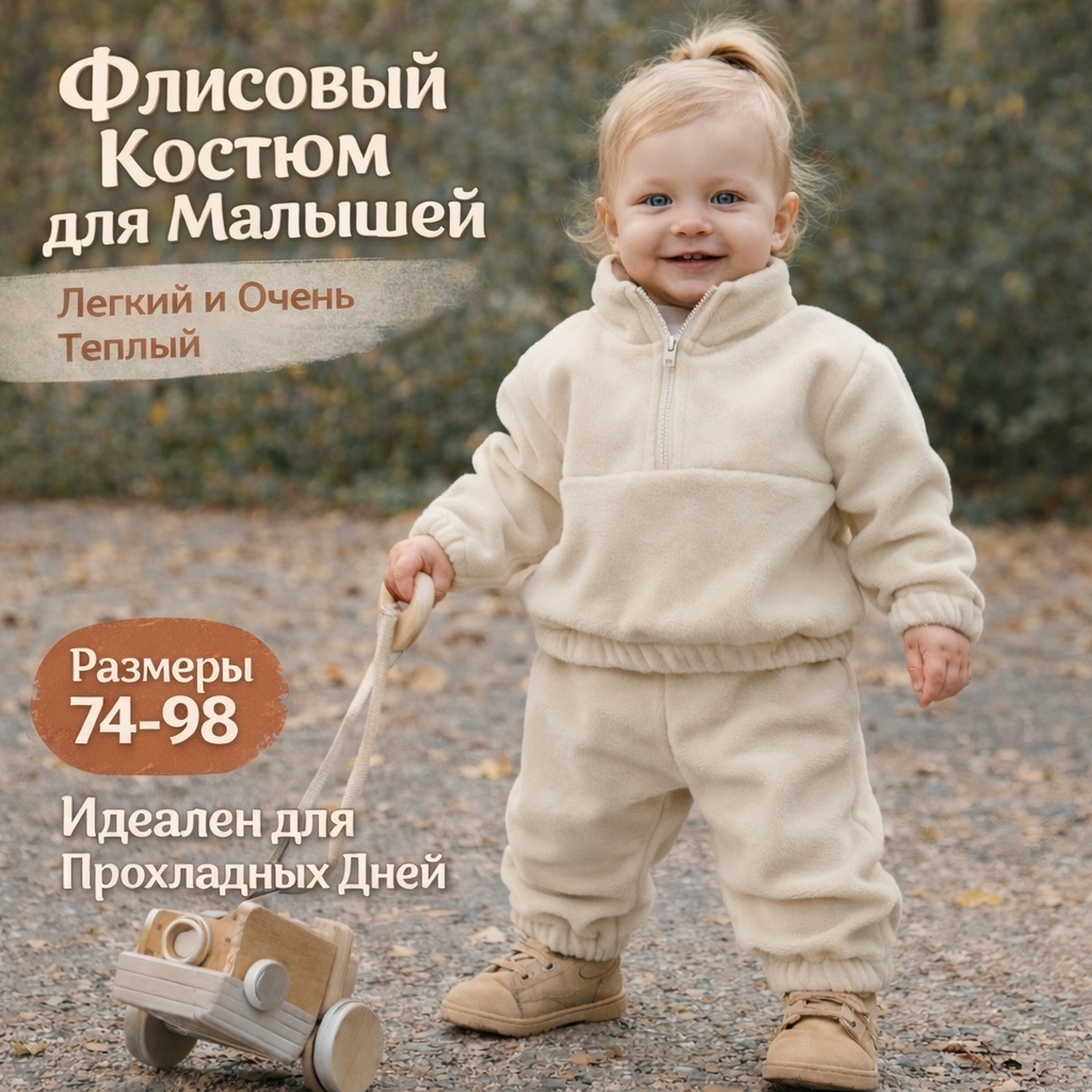 Комплект 24kids бежевый