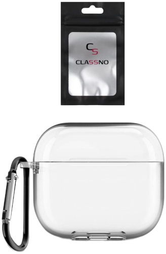 Чехол CLASSNO для Apple AirPods 4 прозрачный