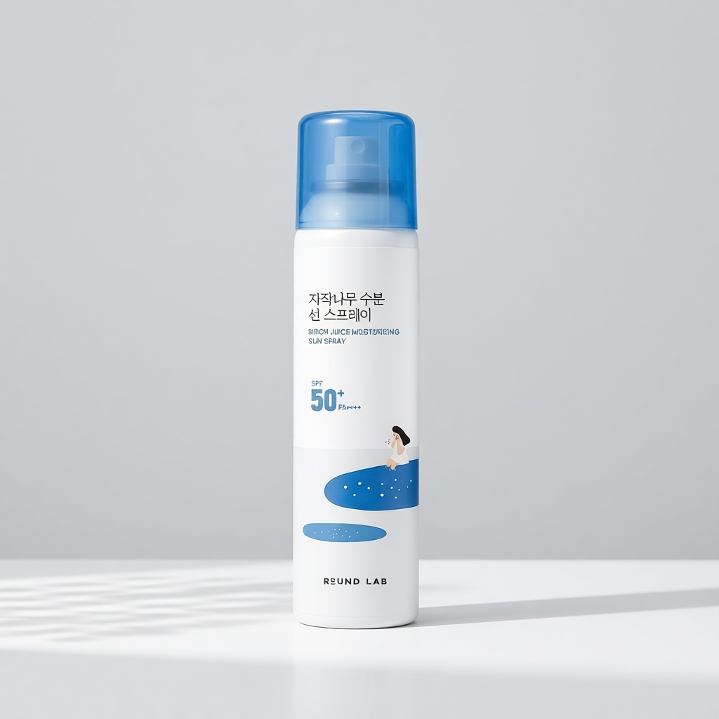Round Lab спрей-сыворотка Birch Juice Moisturizing Sun Spray для лица, для зоны декольте 100 мл, фото 4