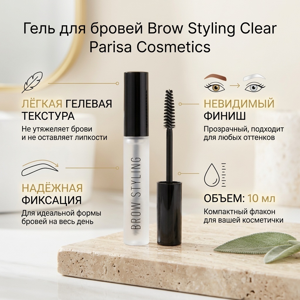 Parisa Cosmetics гель Brow Styling Clear 10 мл