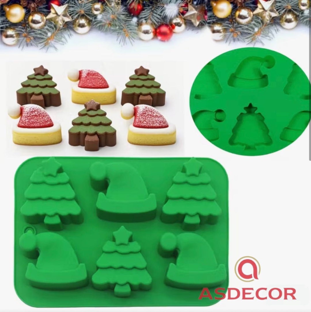 Форма для выпечки, для запекания, для кексов Asdecor силикон, 1 шт