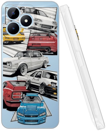 Чехол Mcover для Realme Realme Note 50, C51, C53 рисунок