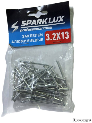 Spark Lux SL-3213 набор заклепок потайная 13х3.2 мм, 50 шт