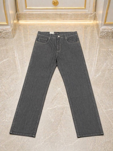 Джинсы прямые Kiton серый