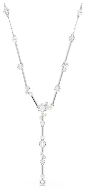 Swarovski длина 48 см ювелирный сплав, кристаллы Swarovski, цирконий