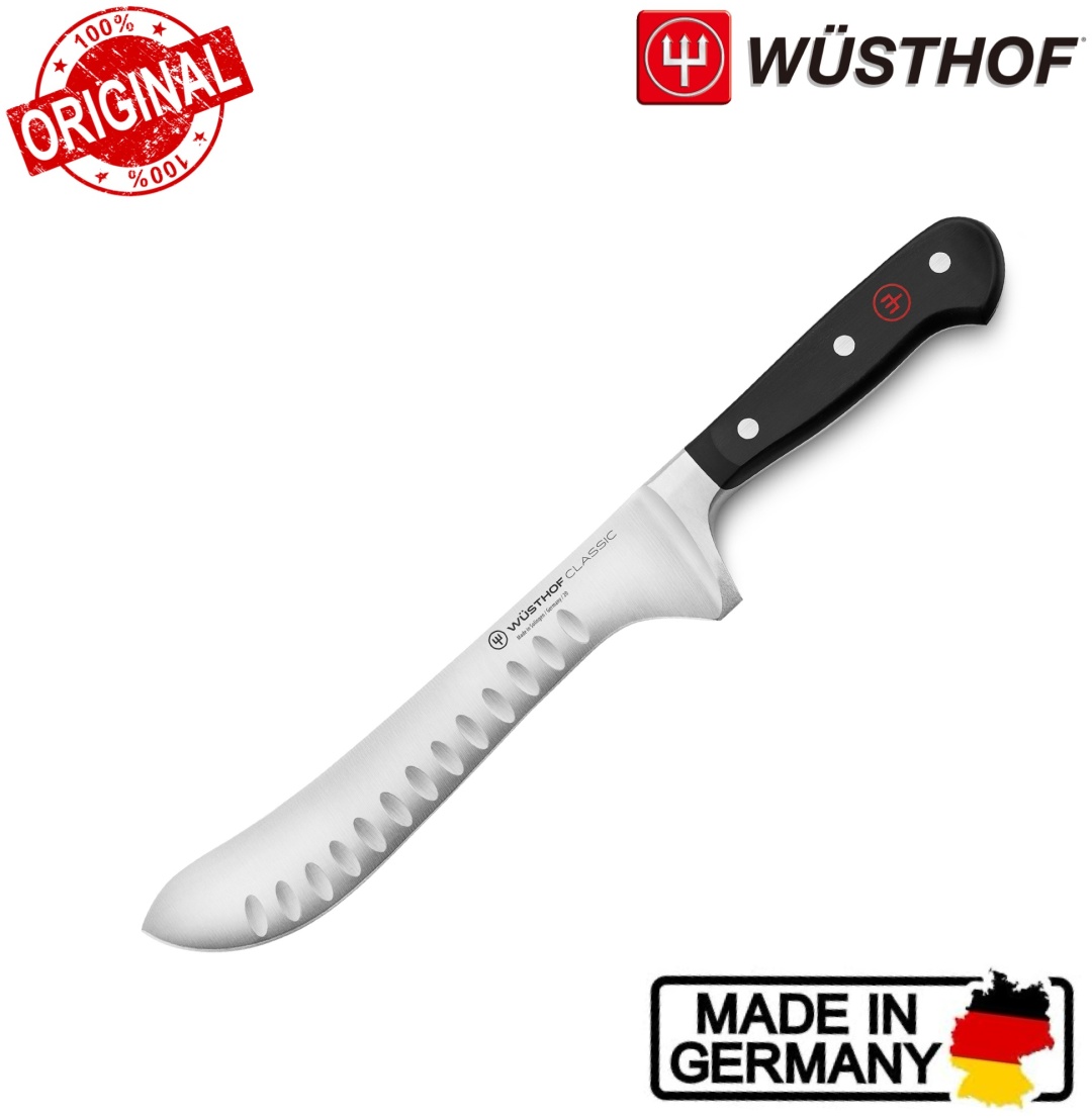 Нож для мяса WUSTHOF Classic Hollow Edge Butcher's, лезвие: углеродистая сталь 1 шт