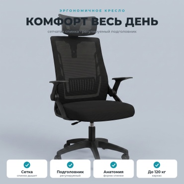 Офисное кресло Envizhl Axis, черный