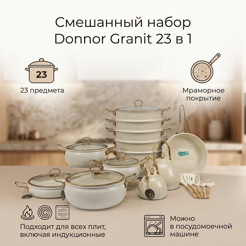 Смешанный набор Donnor Donnor 23 в 1