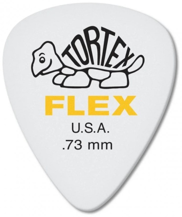Медиатор, 0.73 мм, Dunlop Tortex Flex, 428P73