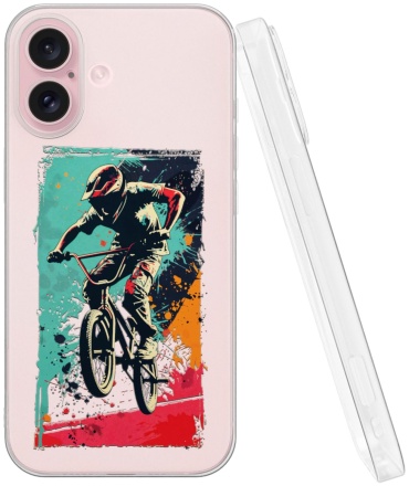 Чехол Mcover для Apple iPhone 16 рисунок