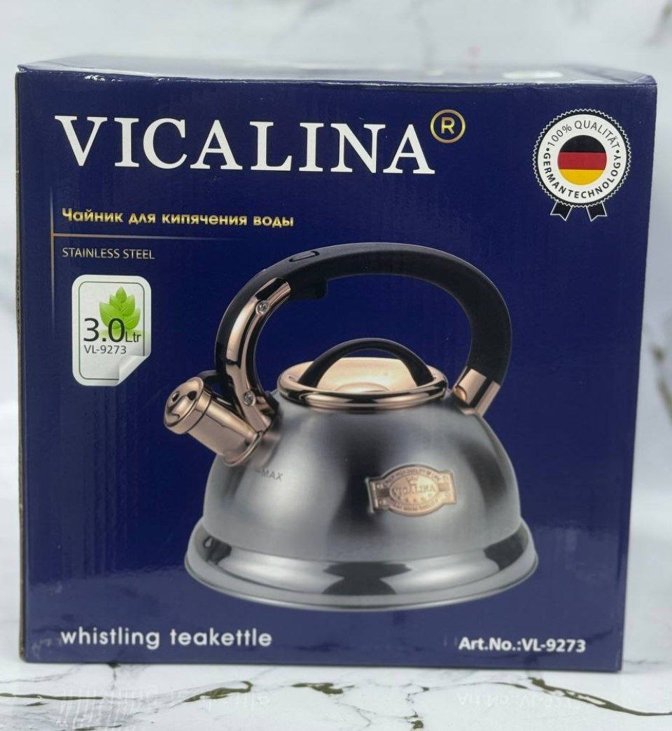 Чайник VL9273 3 л, нержавеющая сталь