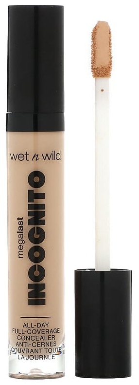 Wet n Wild Megalast Incognito, консилер для полного покрытия на весь день, средне-нейтральный, 5,5 мл консилер Нейтральный бежевый