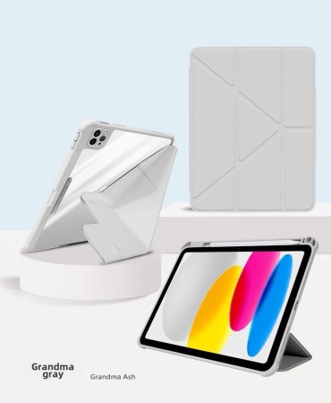 Чехол QazTech для Samsung Galaxy Tab A11 8.7 дюйм серый