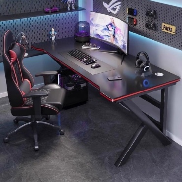 Стол игровой AJ-001, 120х60x72 см, черный