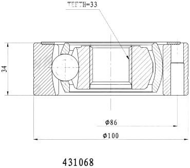INKO шрус внутренний 431068