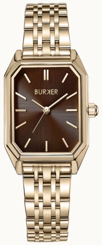 Кварцевые BURKER Isabell Gold Brown нержавеющая сталь