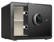 Сейф DELI ET630 ключевой, электронный, биометрический замок (350х250х250 мм)